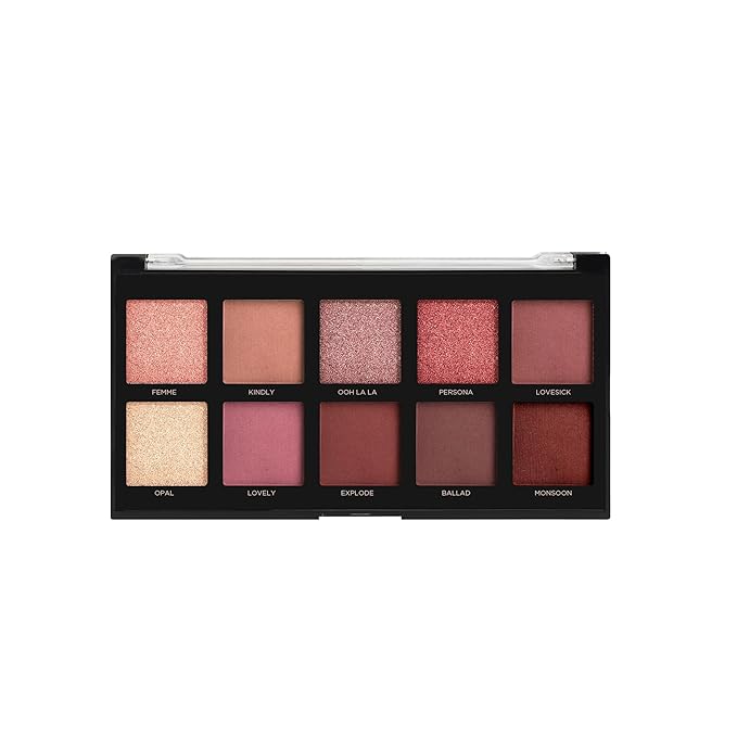 Profusion Cosmetics 10 Shade Eyeshadow Palette - High