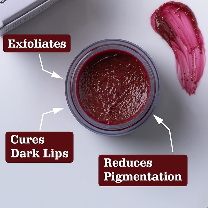 Beetroot Lip Lightening Scrub Balm