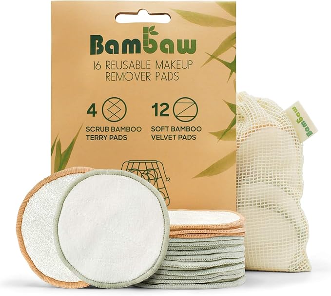 Bambaw reusable makeup remover pads