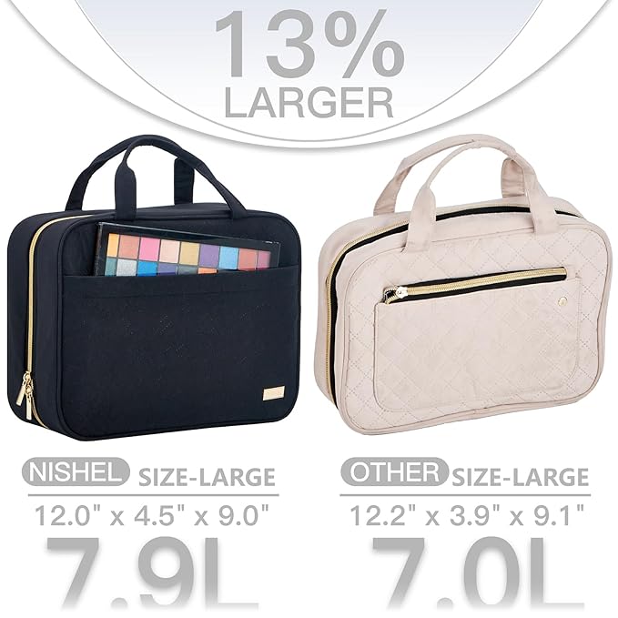 Nishel travel toiletry bag for