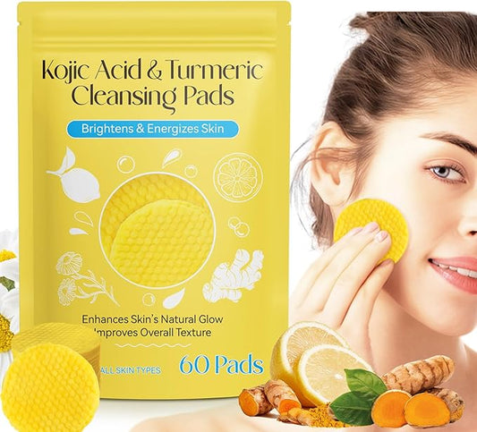 Turmeric cleansing pads for face,60pcs
