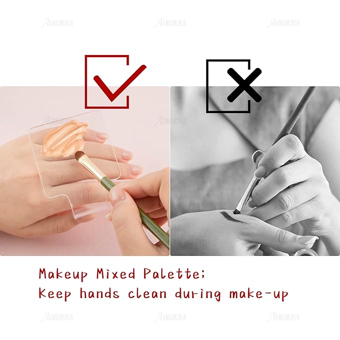 AUEAR, 3 Pack Professional Makeup Hand-held Palette Makeup