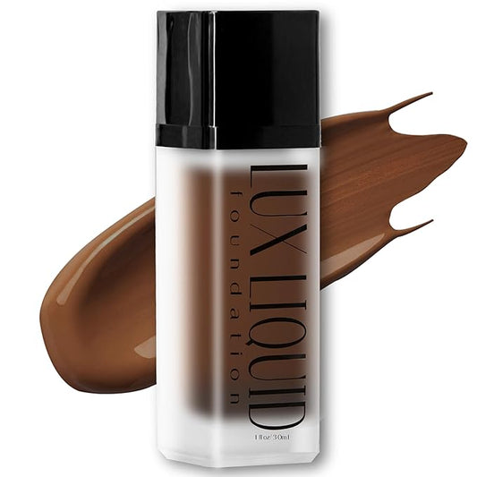 Organic Aloe-Based LUX Liquid Foundation, Natural Vegan Gluten-Free