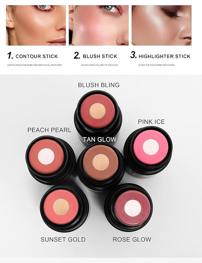 Sandwich Blush Stick Matte Non-greasy Silky 2 In (02#, /0.28oz) 8g