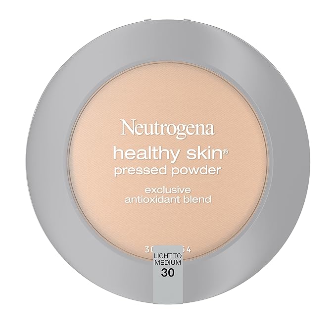 Neutrogena Healthy Skin Pressed Makeup Powder Compact with of 2) 34 oz