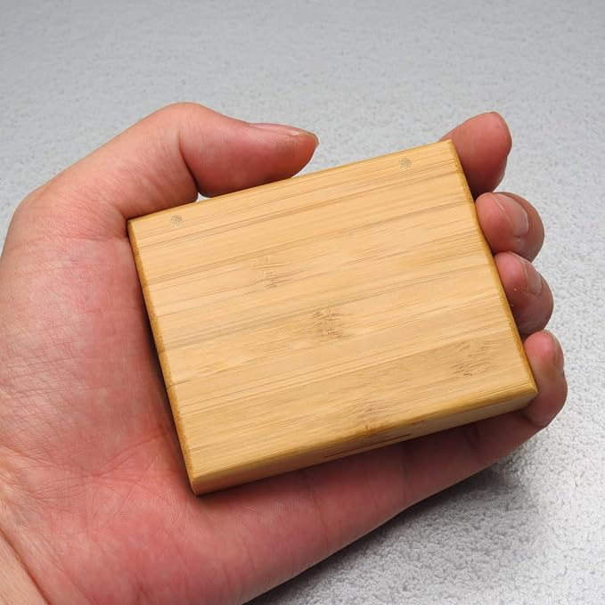 mollensiuer Bamboo Empty Eye Shadow Case Box Single