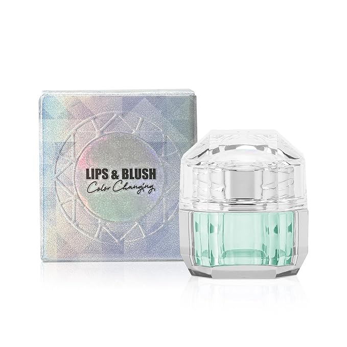 VANERIA Color Changing Blusher,Creme Blush Ph Temperature Change,Waterproof,Long with Brush(/0.14oz) 4g