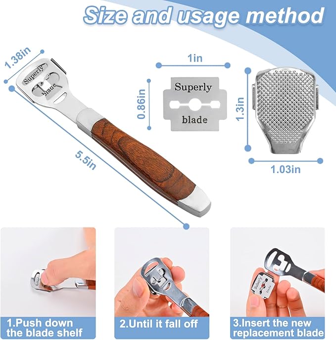 12PCS 3-rd Generation Pedicure Foot