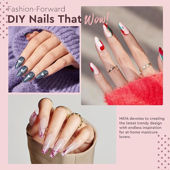 Mefa 47 pcs gel nail