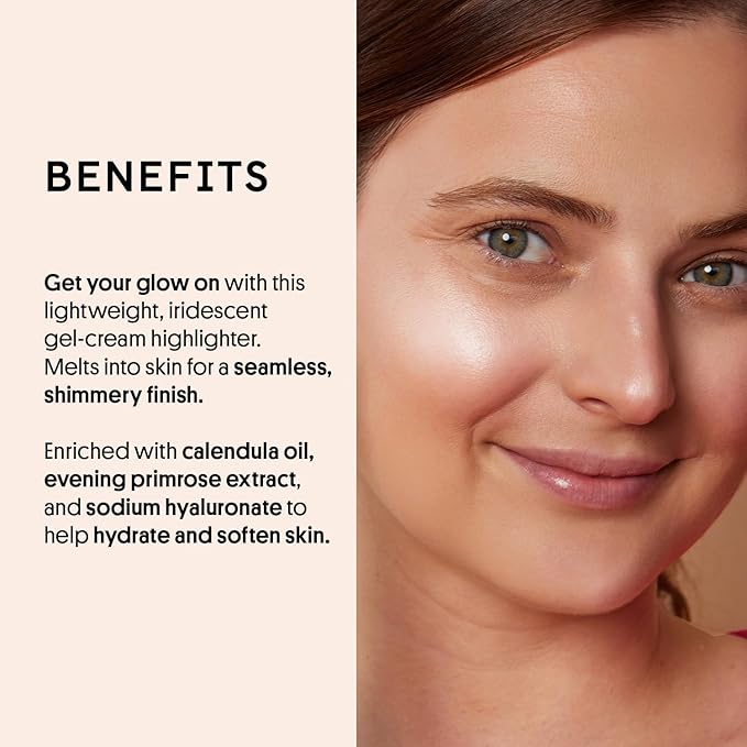 Winky Lux Cheeky Rose Liquid Highlighter, Gel Cream