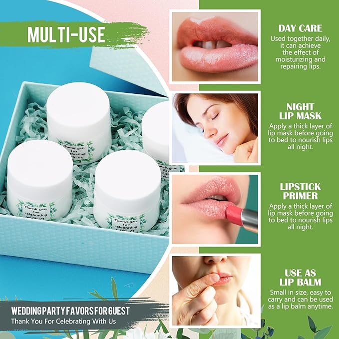 12 Pcs Thank You Lip Sleeping