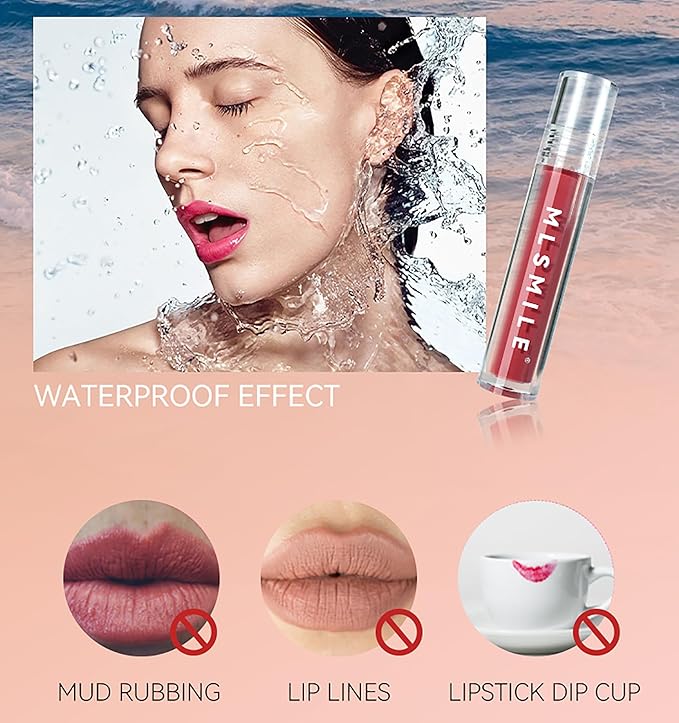 3Pcs Lip Gloss Collection Makeup Set, Shimmery Smooth Lip Glosses for for Girls Women, Soft Liquid Long Lasting Lip Glosses Set with Rich Varied Colors 01