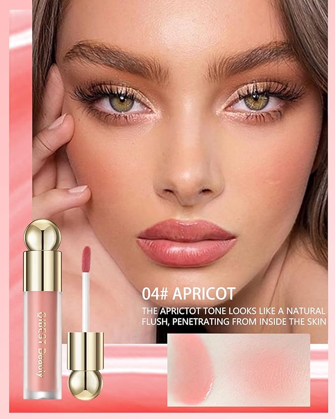 Liquid Blush Wand, Creme Matte Finish Looking, Dewy Women-# 04