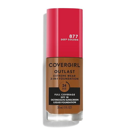 Covergirl Outlast Extreme Wear 3-in-1 Full Coverage Liquid Fl. Oz.