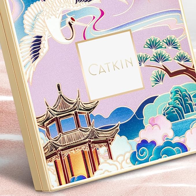 CATKIN Powder Blush for Cheek Blusher Natural Shimmering Lovely Cheek 10g