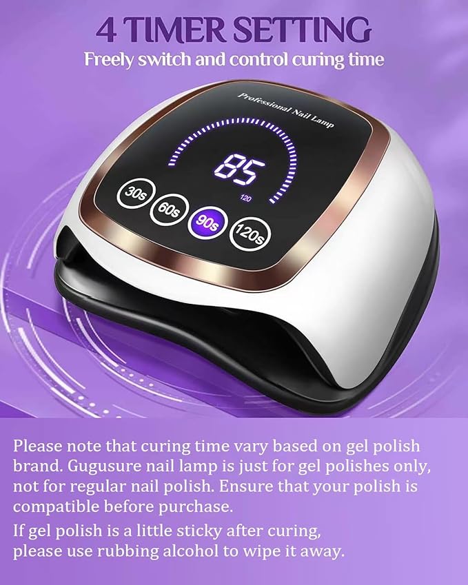 Uv led nail lamp, gugusure