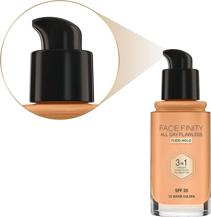 Max Factor Facefinity 3-in-1 All Day Flawless Liquid 30 ml