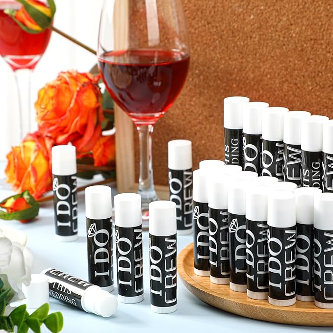 24 Pcs Bachelorette Lip Balm I (Black