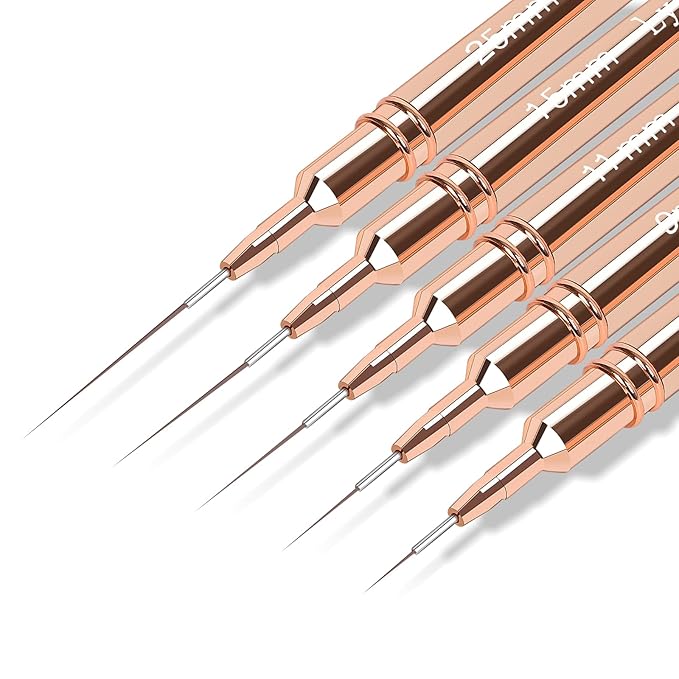5pcs Nail Art Liner Brushes,Liner