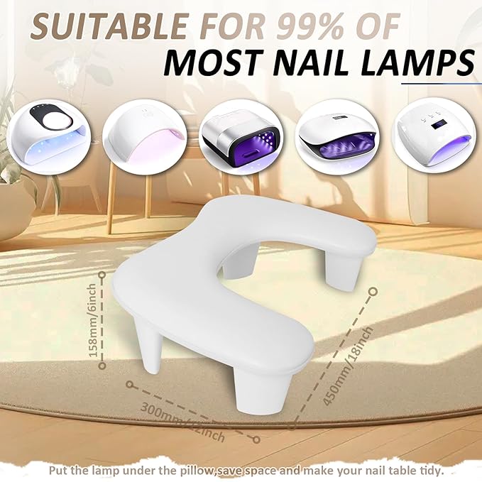 Nail arm rest for nail