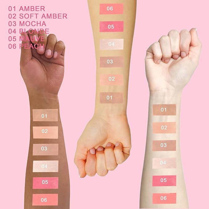 Dual-Ended Cream Blush Stick,Cream Blush Makeup Stick,Buildable Blush