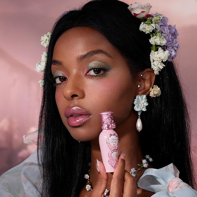 Flower Knows Midsummer Fairytales Lip Gloss G05 Freesia + Violet Strawberry Rococo Glitter Lip Gloss G02 Rasberry Booze