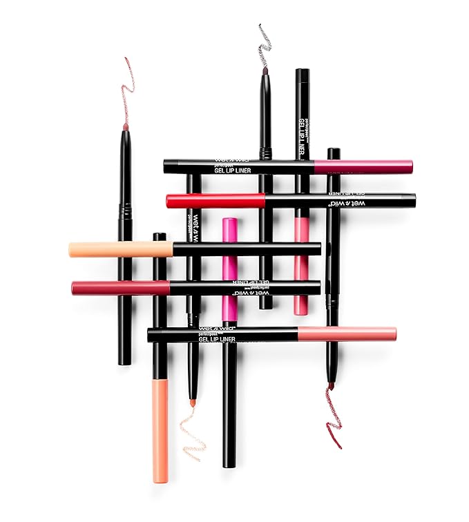 wet n wild Lip Liner Perfect Pout Matte Retractable Gel Lip Liner Pencil, Plum Together