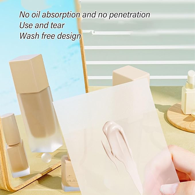 200 Sheets Nail Art Cosmetic Palette Paper Disposable