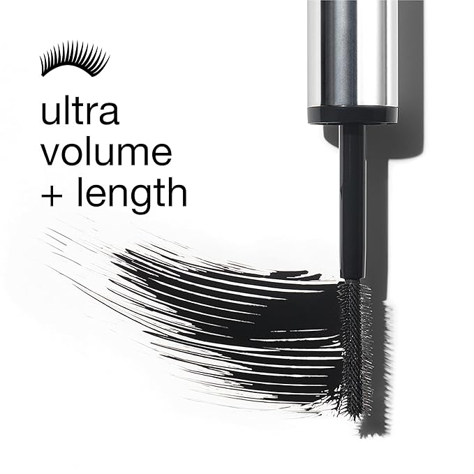 Clinique Chubby Lash Fattening Mascara | Volumizing, Lengthening + Safe For Sensitive Eyes, Jumbo Jet, 0.3 Fl Oz