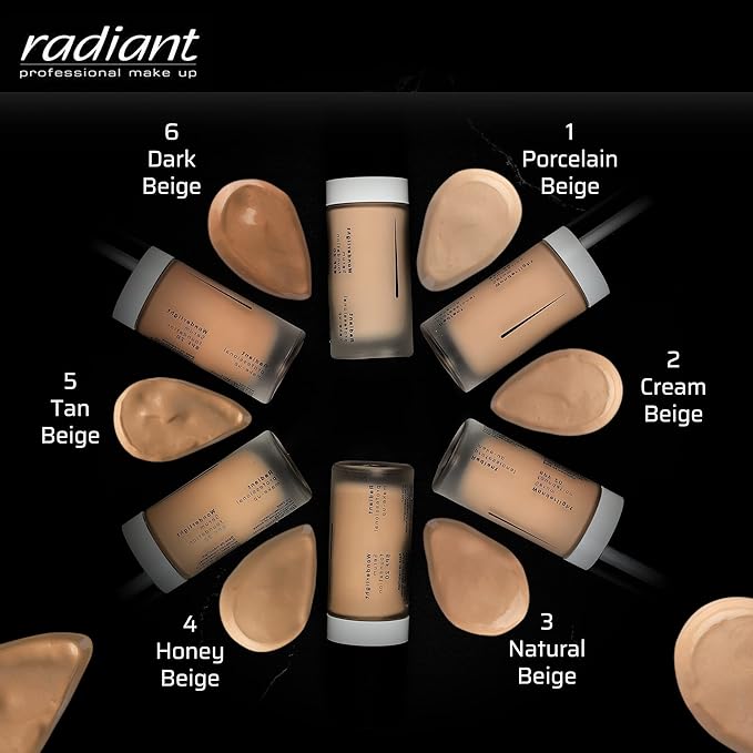 Radiant Professional Wonderlight Serum Liquid Foundation for Makeup Beige (03) 01 oz