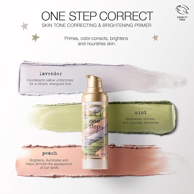 stila One Step, Color Corrector & Brightening Primer Fl. Oz.