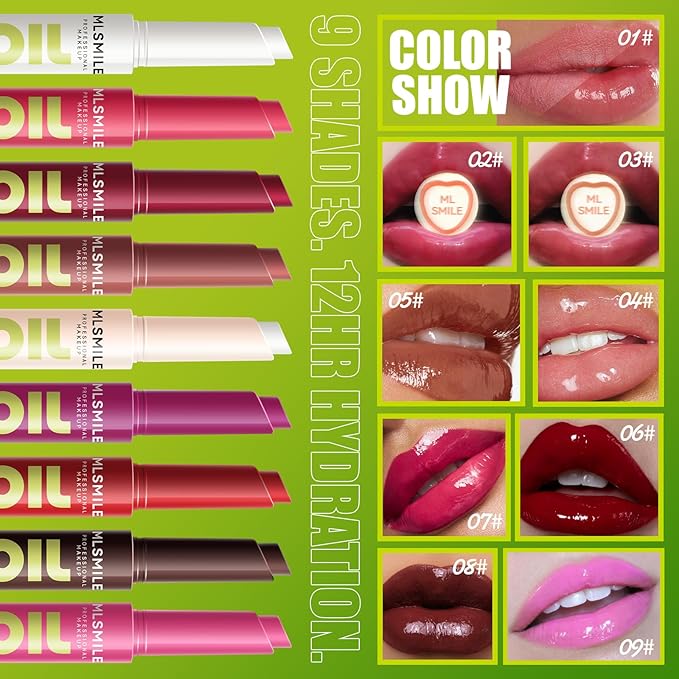 3 Colors Fat Lip Oil Click