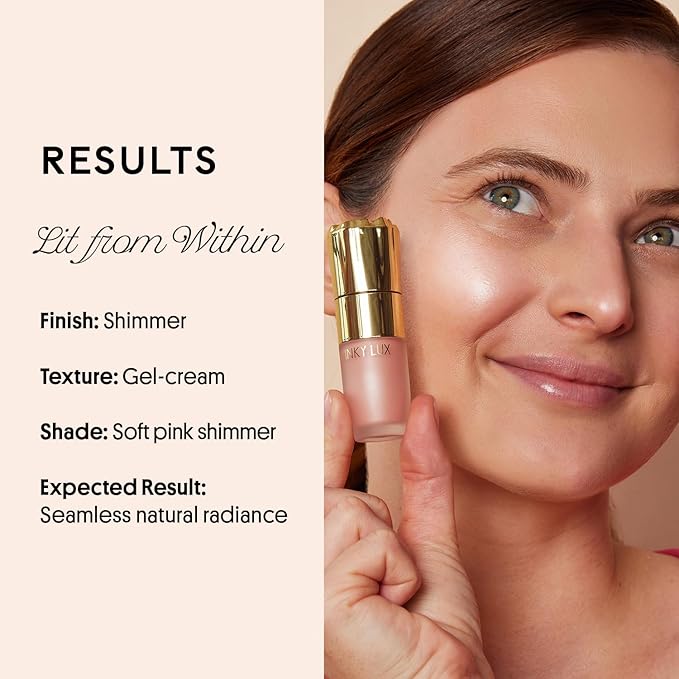 Winky Lux Cheeky Rose Liquid Highlighter, Gel Cream