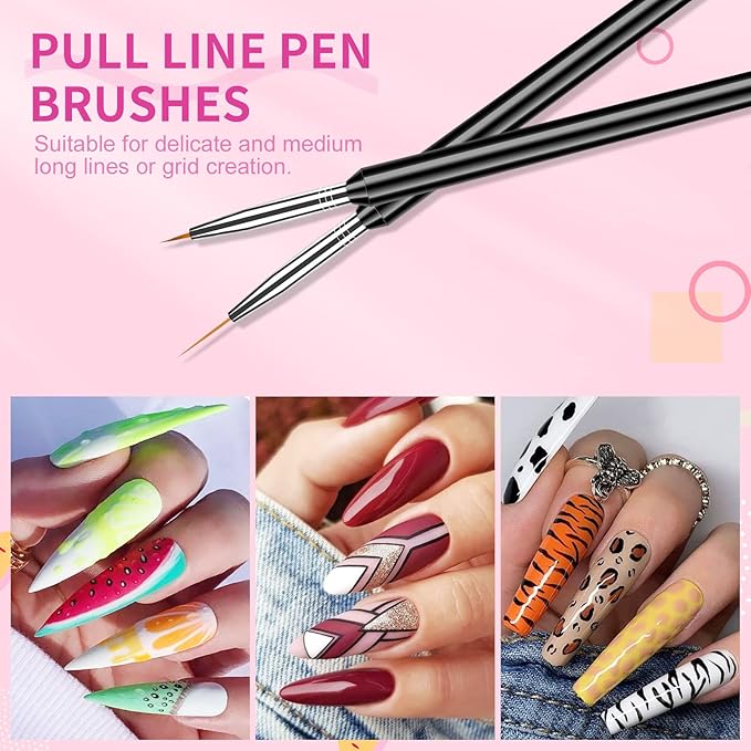 Saviland nail art brushes set