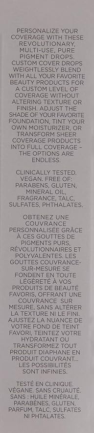 COVER FX Custom Cover Drops, Multi-Use Shade-Adjusting Liquid Deep 1