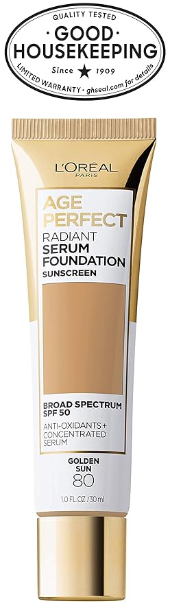 L'Oreal Paris Age Perfect Radiant Serum Foundation with 1 Ounce