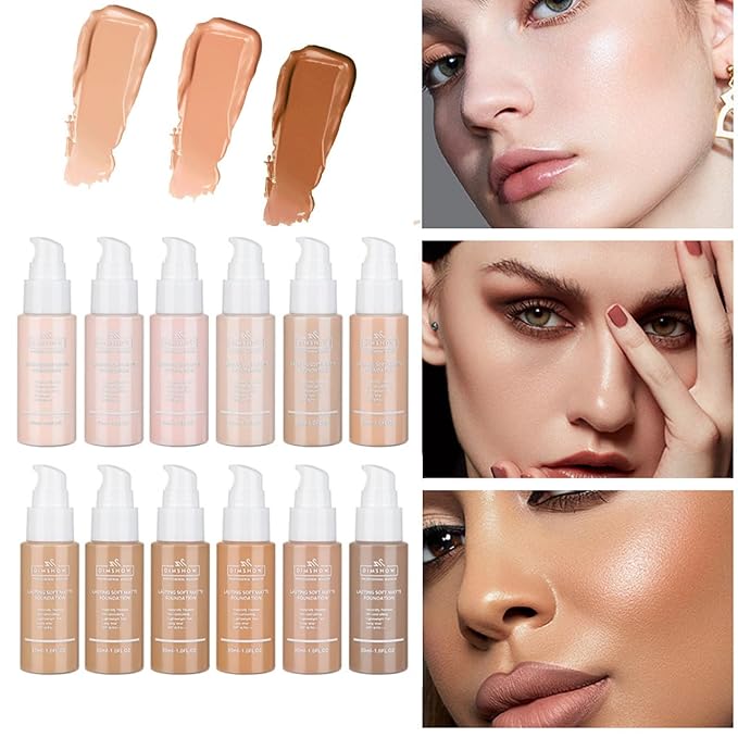 Flawless Matte Liquid Foundation Makeup, Vegan & Cruelty-Free, (07, ) 30ml