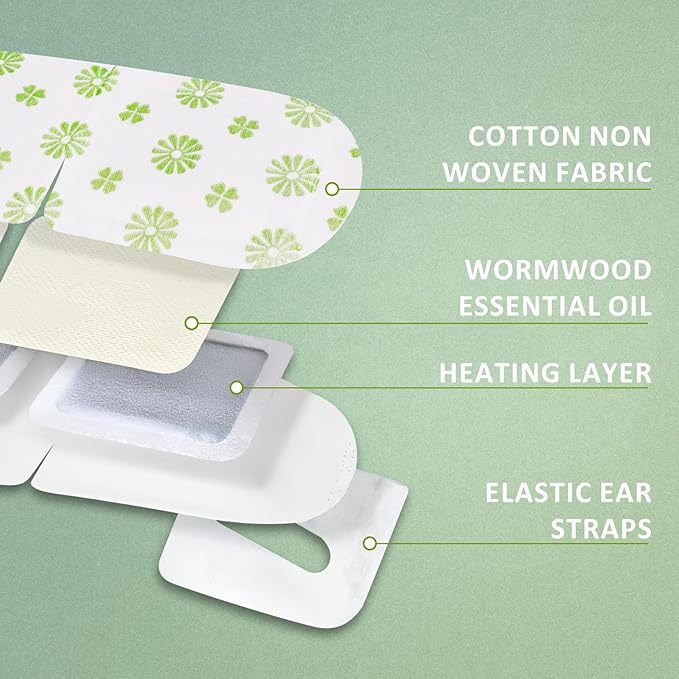 5pcs wormwood steam eye mask,