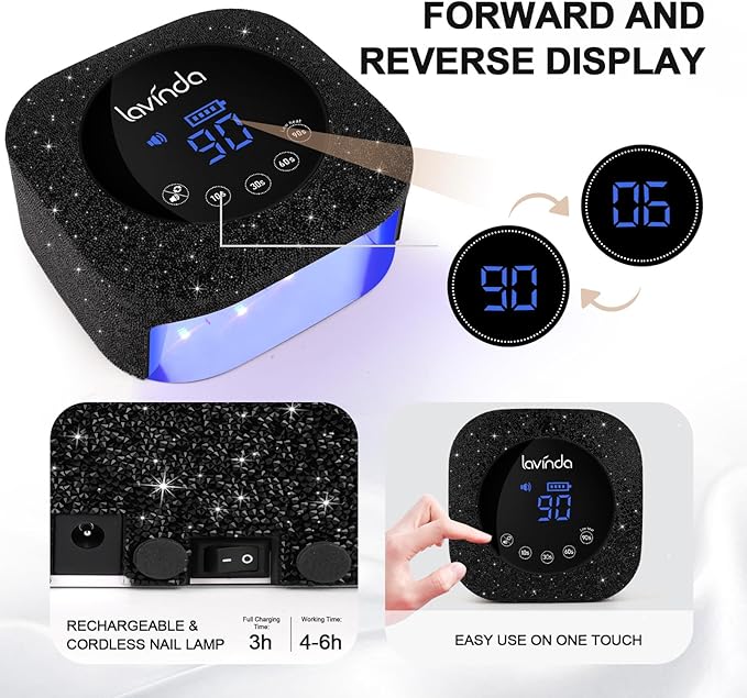 Lavinda 54w uv nail lamp,