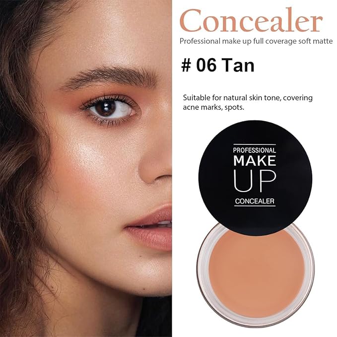 7 Color Solid Concealer Full Coverage Correcting Cream