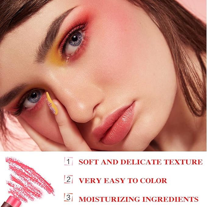 Cream Blush Stick (02) with Brush, Waterproof, Long Skin Tones 40g