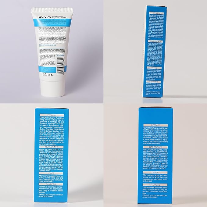 Hyaluronic Acid Skin Care Set, Hydration