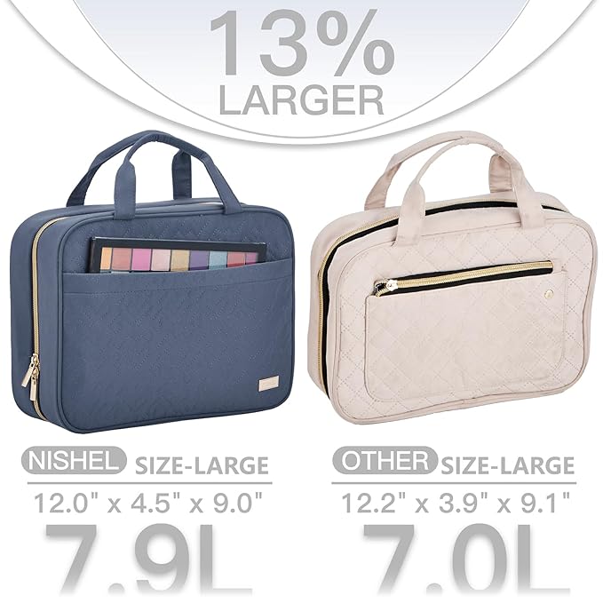 Nishel travel toiletry bag for