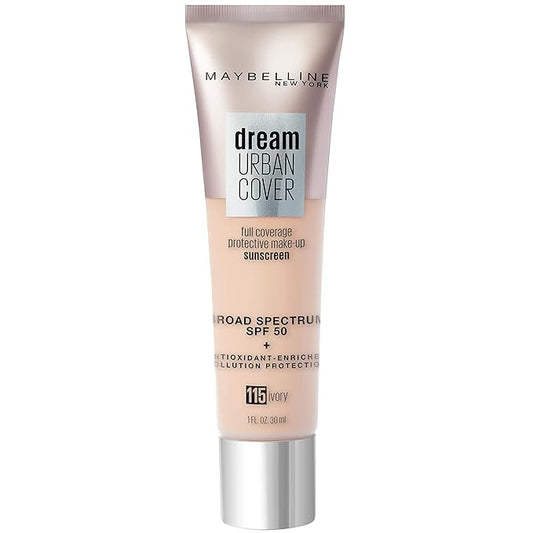 Maybelline Dream Urban Cover Flawless Coverage Foundation Makeup,