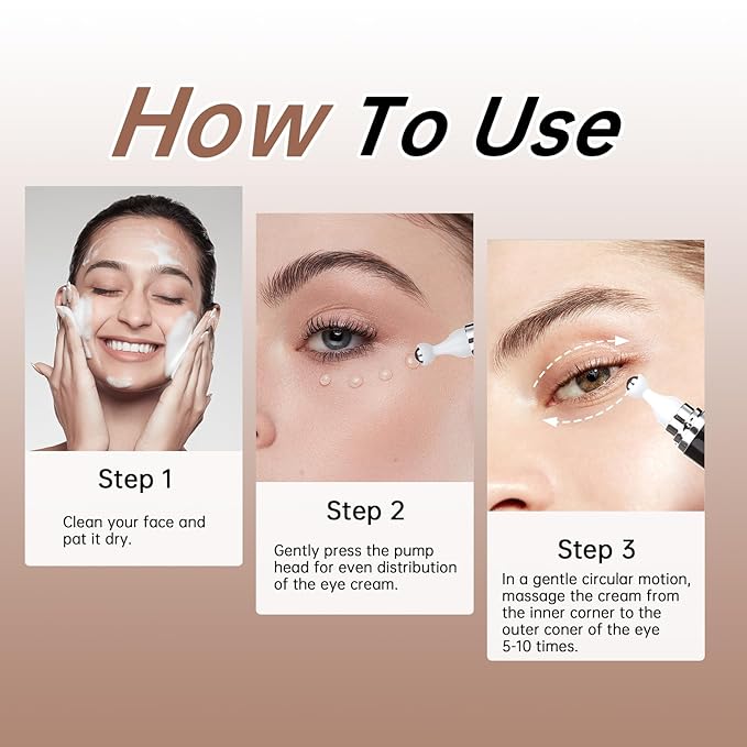 Caffeine 5% eye cream for