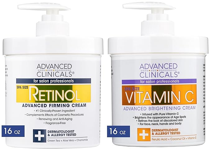 Advanced Clinicals Retinol Body Lotion + Brightening