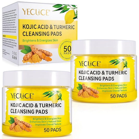 Turmeric kojic acid cleansing pads