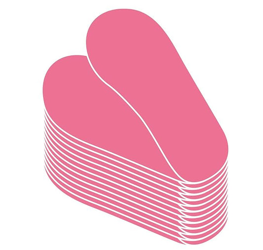 50Pairs(100Feets) Professional Quality Sunlees Tan Black Spray Tanning Feet Protectors (PINK)