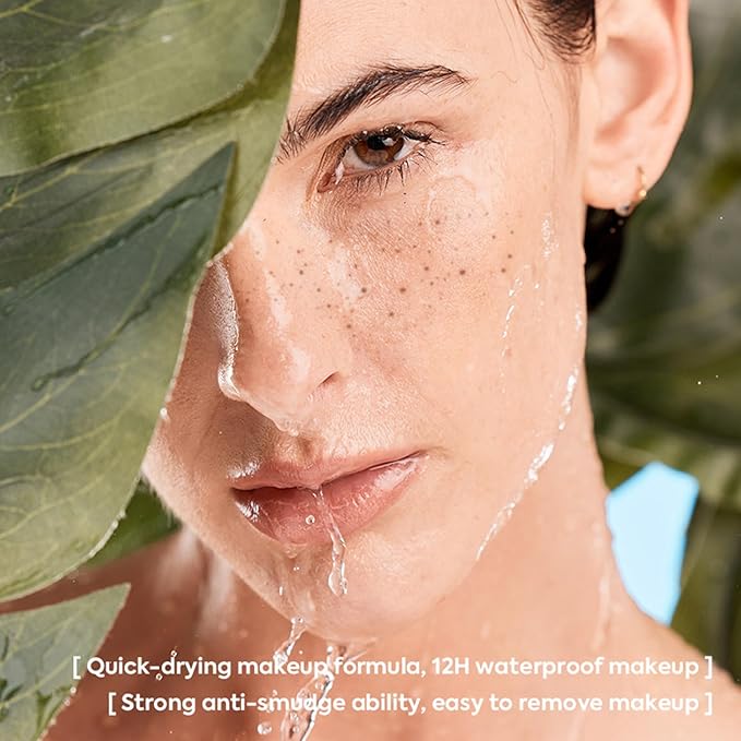 Erinde 2PCS Freckle Pen, Natural Lifelike Freckle Makeup Light Brown