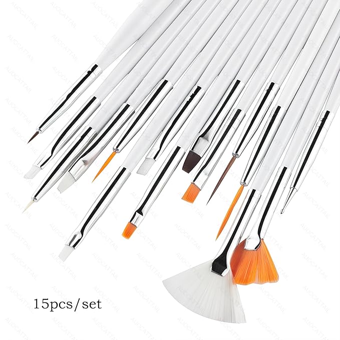 Auocattail nail art tool set